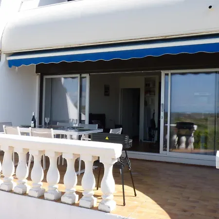 Sol-Y-Days Flamant, Superbe Appartement En Rez De Jardin Avec Grande Terrasse Et Jardinet, Face A La Mer Le Grau-du-Roi Buitenkant foto